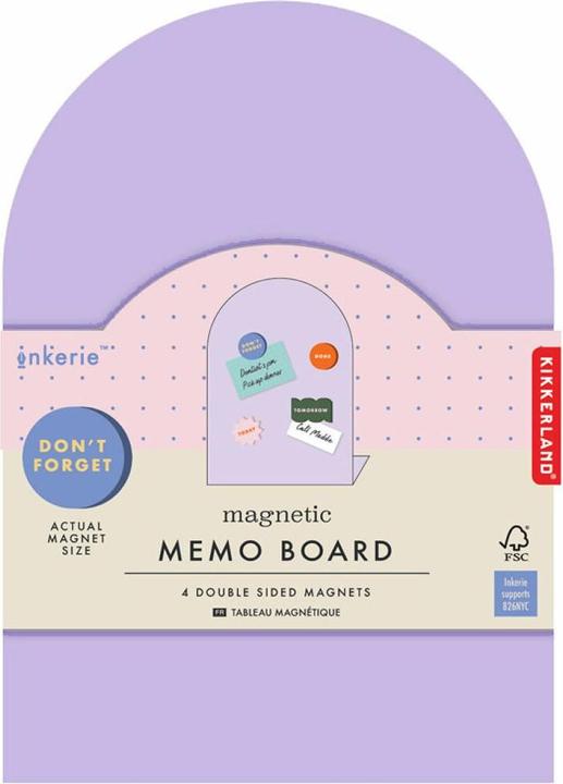 Image du produit Kikkerland Memo Board Purple (Tableau magnétique)