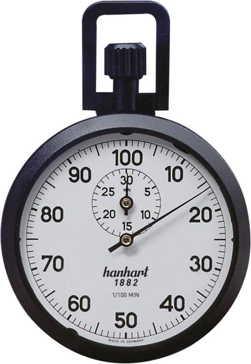 Hanhart Stopwatch 1/100 min. 30 min. mechanisch Industrie