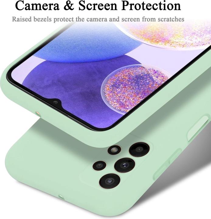 Produktbild Cadorabo TPU Liquid Silicone Case Hülle für Samsung Galaxy A23 4G / 5G (Samsung Galaxy A23, Samsung Galaxy A23 5G)