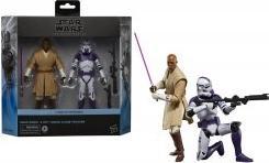 Image du produit Hasbro Star Wars-Mace Windu & Soldat Clone 187 légion -Fig Black Series