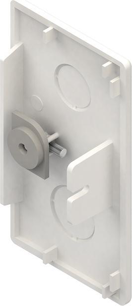 Actual product image Kleinhuis GmbH Co. KG End piece 60x230 pure white RAL 9010