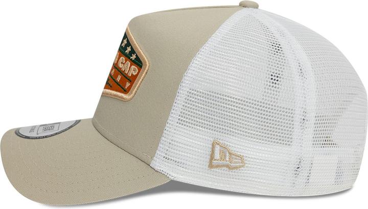 Immagine prodotto New Era Cappello trucker a rete A-Frame - Vintage Brand Beige (Taglia unica)