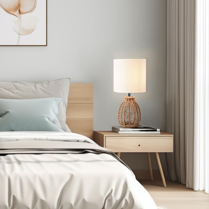 Produktbild Lux.Pro Tischleuchte Alfreton Weiss (E14)