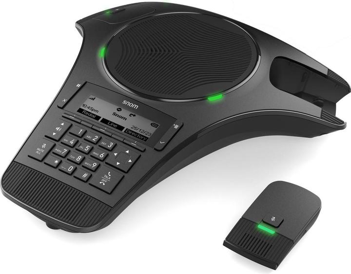 Actual product image Snom C620 conference phone with 2 wireless microphones
