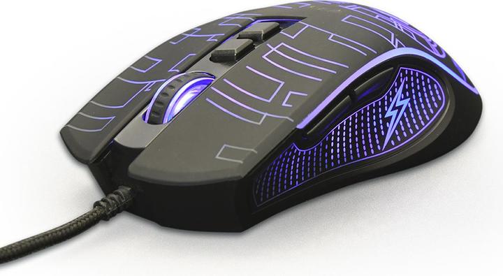 Actual product image Gembird USB LED gaming mouse 7 buttons 3600 DPI (Cable)