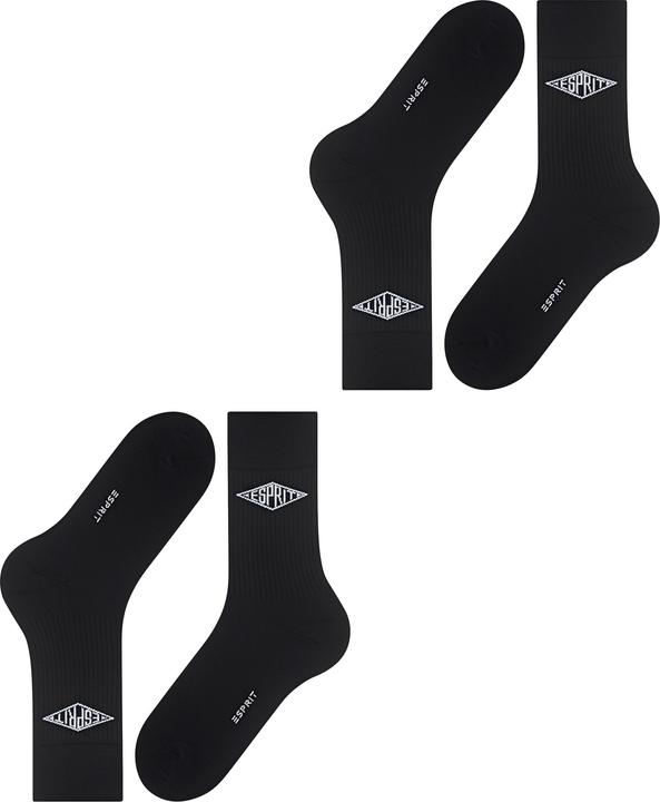 Actual product image Esprit Unisex Logo SO 2P (pack of 2, 39 - 42)