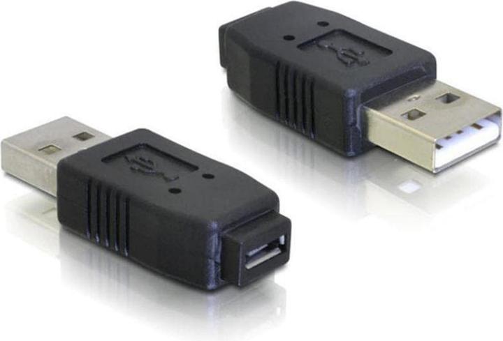 Actual product image Delock USB2.0 Micro Adapter A-St/Micro-B/Bu (USB-A, Micro USB, 14.50 cm)