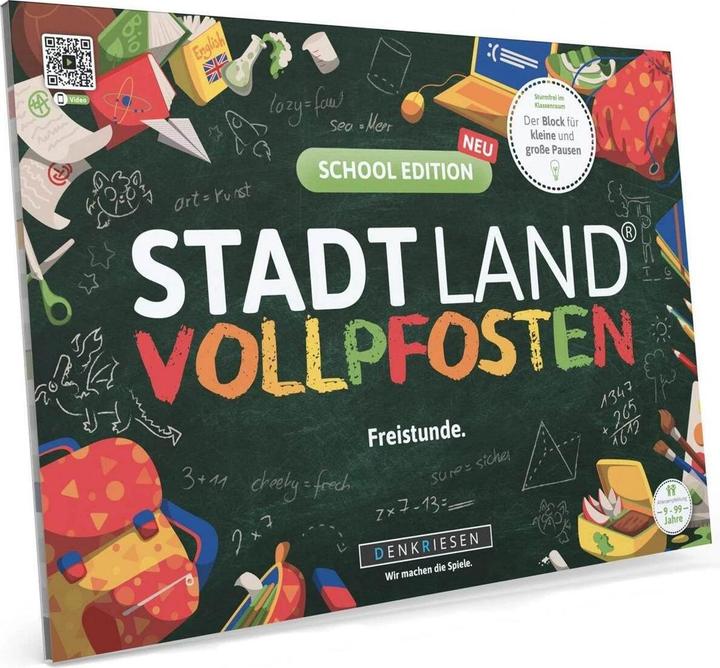 Denkriesen STADT LAND VOLLPFOSTEN® A4 - SCHOOL EDITION - "Freistunde." (Deutsch)