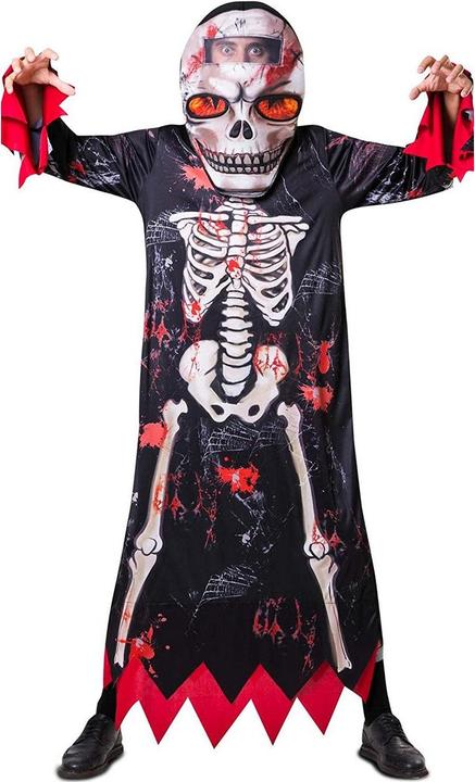 Produktbild My Other Me Verkleidung Skelett Schwarz Breiter Kopf M/L (M, L)