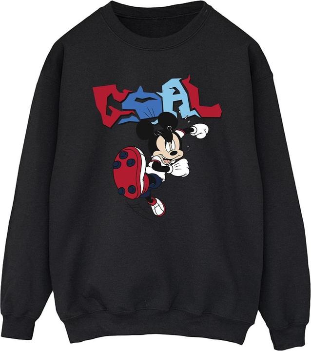 Disney Mickey Mouse Goal Striker Pose Sweatshirt (L)