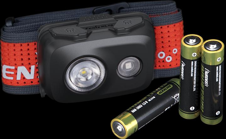 Produktbild Fenix HL16, LED Stirnlampe, Schwarz, 450 Lumen (450 lm)