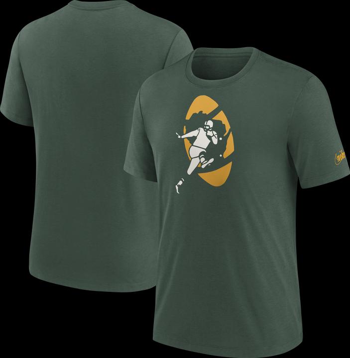 Nike Green Bay Packers Rewind Triblend T-Shirt XL (XL)