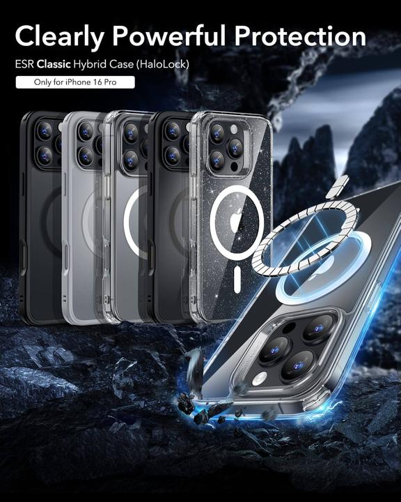 Image du produit ESR Classic Hybrid HaloLock Case (Apple iPhone 16 Pro)