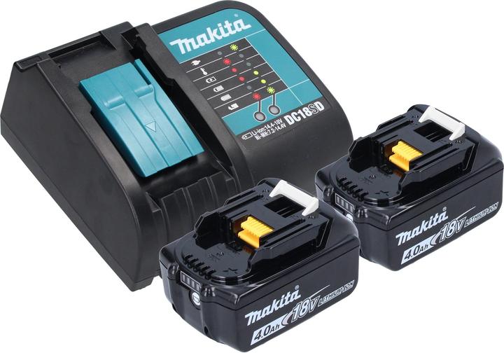 Produktbild Makita DHP 490 SM Akku Schlagbohrschrauber 18 V 65 Nm Brushless + 2x Akku 4,0 Ah + Ladegerät (Batteriebetrieb)