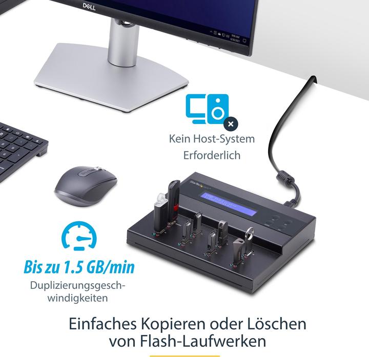 Produktbild StarTech USB Duplicator - 1:7 - USB Sticks - Flash Drive Duplicator (USB-A, 7 Ports)
