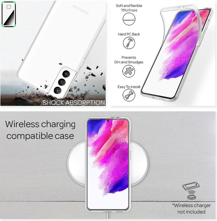 Produktbild Nalia 360 Grad Handyhülle (Samsung Galaxy S21 FE)