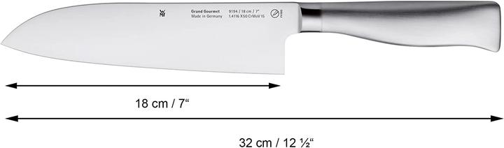 Actual product image WMF Santoku Knife 32cm Made in Germany Grand Gourmet Special Blade Steel PC (18 cm)
