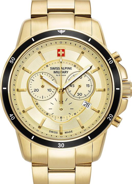 Produktbild Swiss Alpine Military 7089.9111 Chronograph Herrenuhr 44mm 10ATM (Chronograph, 44 mm)