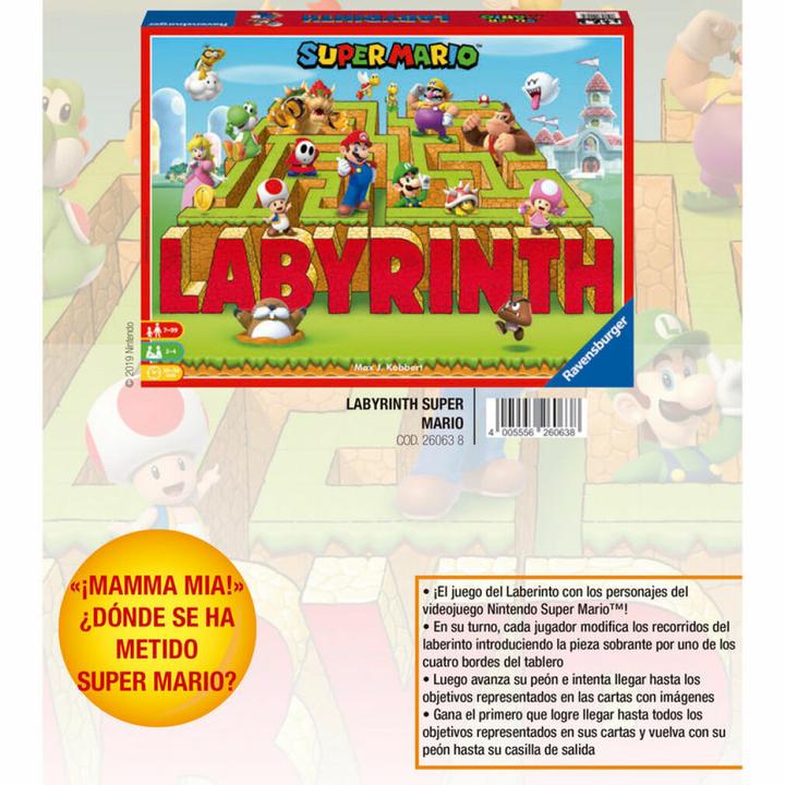 Produktbild Ravensburger Super Mario Labyrinth (Deutsch, Französisch, Niederländisch, Italienisch, Portugiesisch, Englisch)