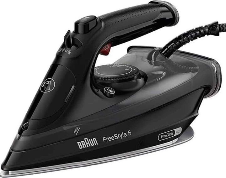 Actual product image Braun TexStyle 5 SI 5088 BK Dry & Steam Iron EloxalPlus soleplate (2800 W, 220 g/min)