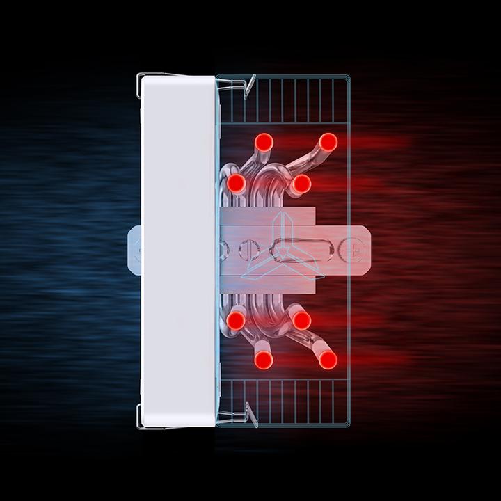 Produktbild Jonsbo CR-1000 EVO CPU-Kühler, ARGB - weiss (154 mm)