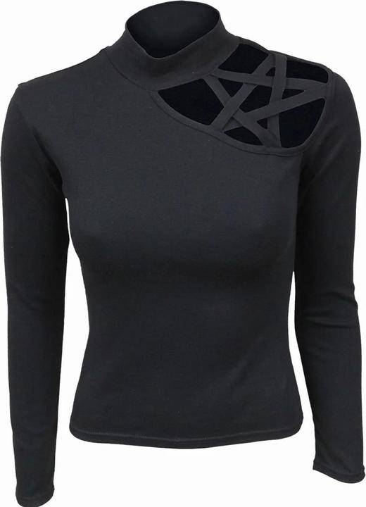 Spiral Gothic Elegance Oberteil Schulterausschnitt (XL)