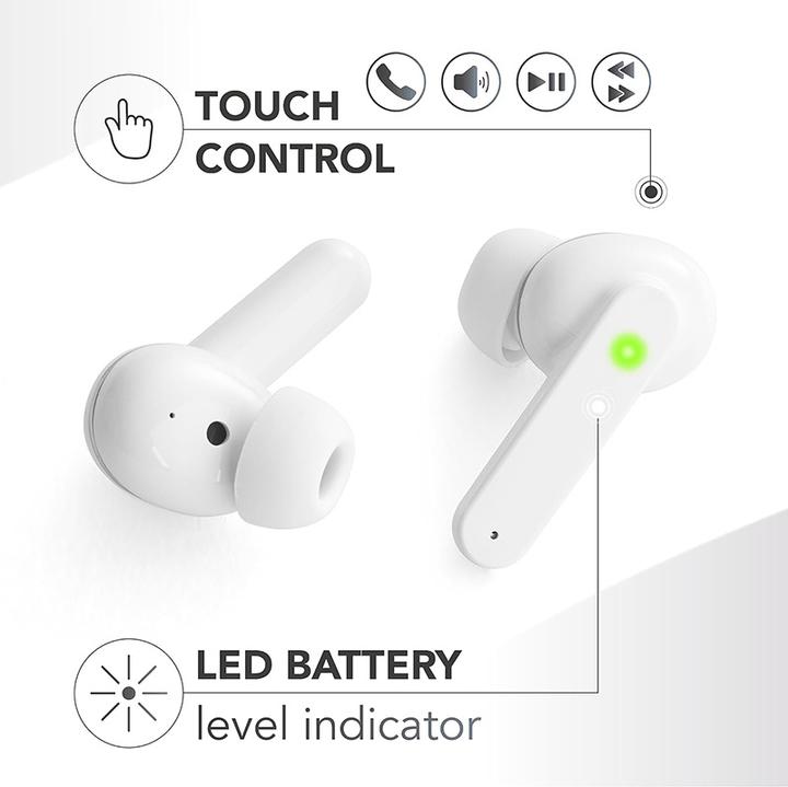 Actual product image Cellularline Music & Sound Bluetooth Earphones Fancy Lines White (5 h, Wireless)