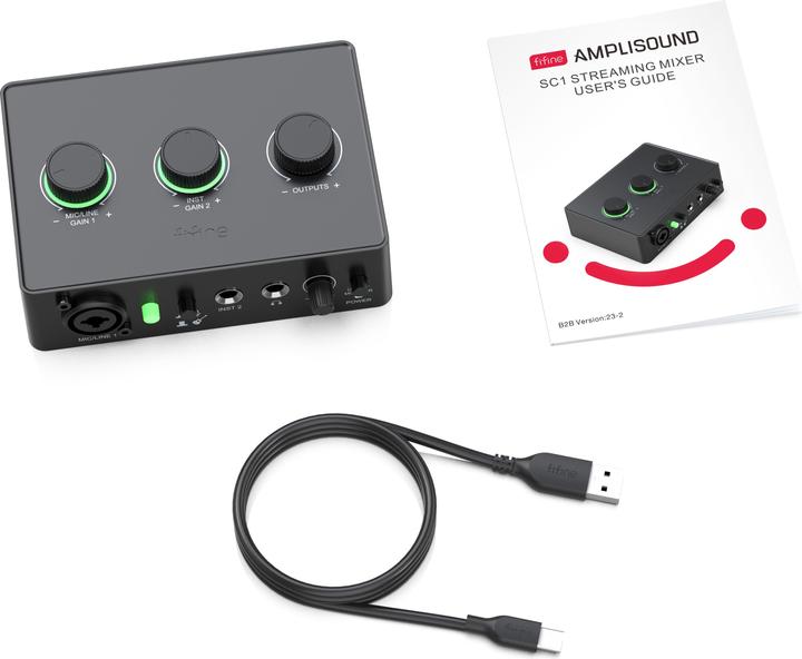 Actual product image Fifine SC1 (USB, 6.3mm jack, 3.5mm jack)