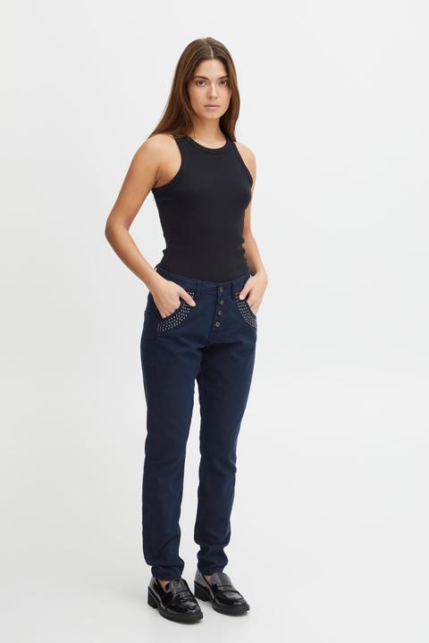 Actual product image Pulz Jeans PZMELINA Loose Pants - 50207252 (40)