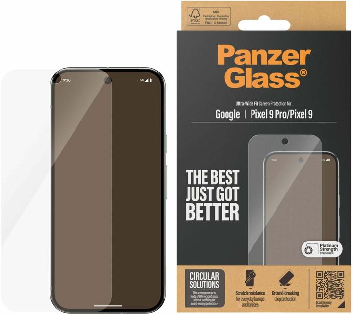 Immagine prodotto PanzerGlass Ultra-Wide Fit (1 Pezzo/i, Google Pixel 9, Google Pixel 9 Pro)