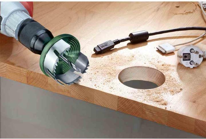 Actual product image kwb Hole saw set 46-94 7-piece battery (46, 53, 59, 73, 66 mm, 82 mm, 94 mm)