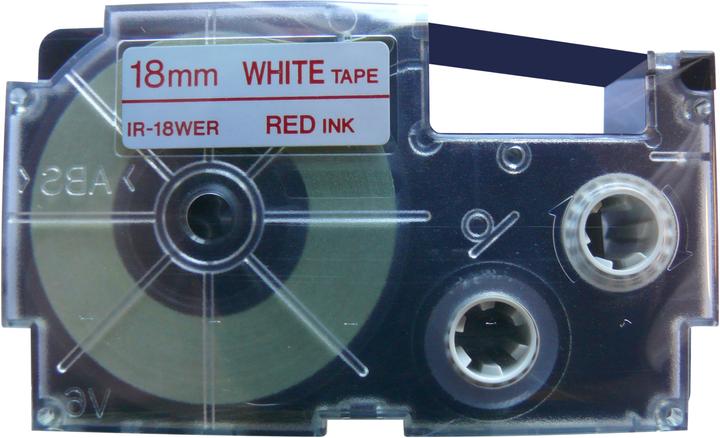 Produktbild Casio XR-18WER1 Etikettenband (1.80 cm, Rot)