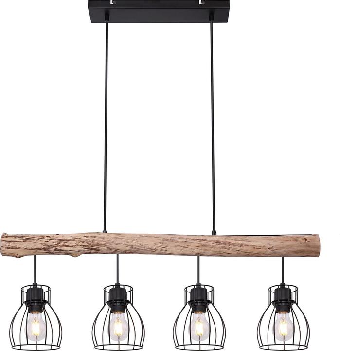 Actual product image Globo Pendant lamp Mina black 4xE27 (E27)