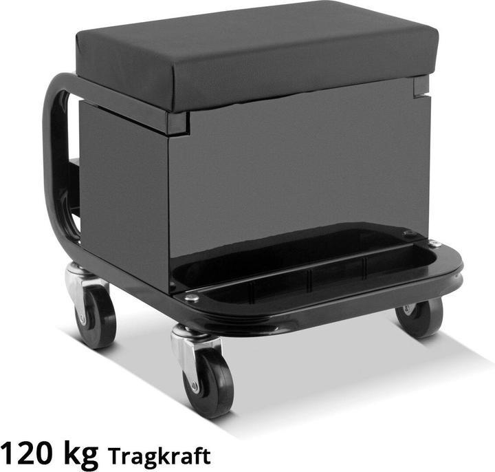Image du produit Stahlwerk Tabouret d'atelier MWH 3 ST avec capacité de charge de 120 kg Siège d'atelier Tabouret roulant (1 x)