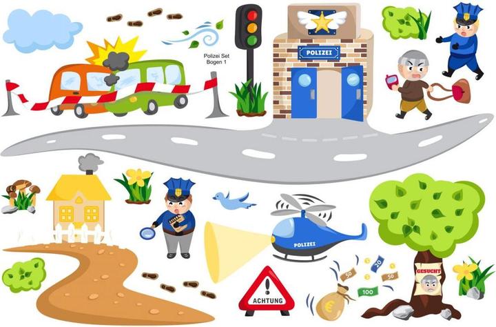 Image du produit Trenddeko Set de police (60 x 40 cm)