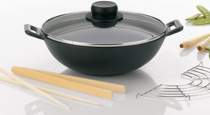 Kela Wok Mini (24 cm, Wok, Cast iron)