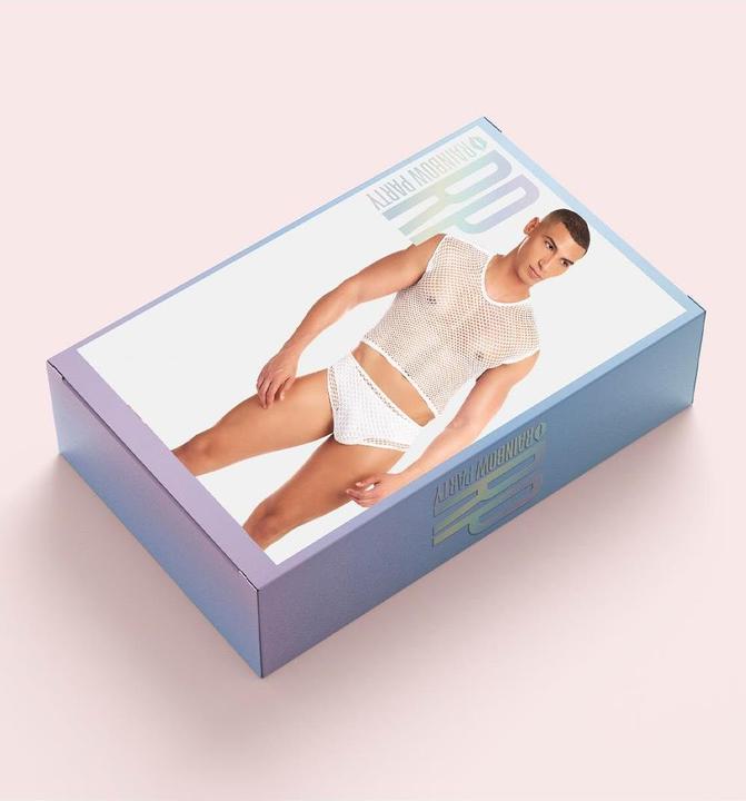 Produktbild René Rofé Rainbow Party Weisses Dessous-Set, S/M (S/M)