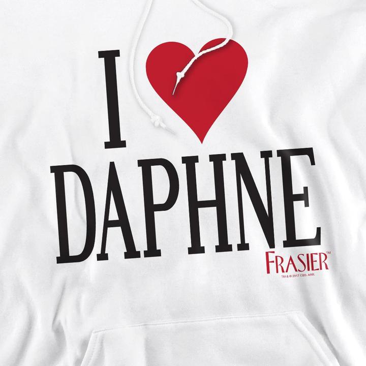 Immagine prodotto Frasier I Heart Daphne Felpa con Cappuccio Uomo (S)