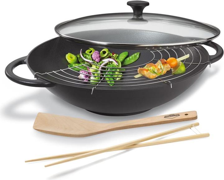Actual product image Küchenprofi Provence (36 cm, Wok, Cast iron)