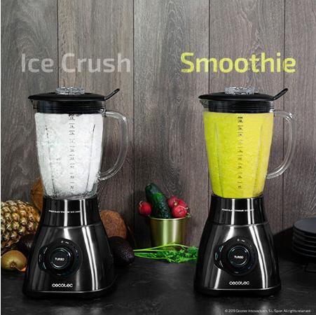 Actual product image Cecotec Mixeur Blender compatible Power Black Titanium 1800 Smart (1800 W)