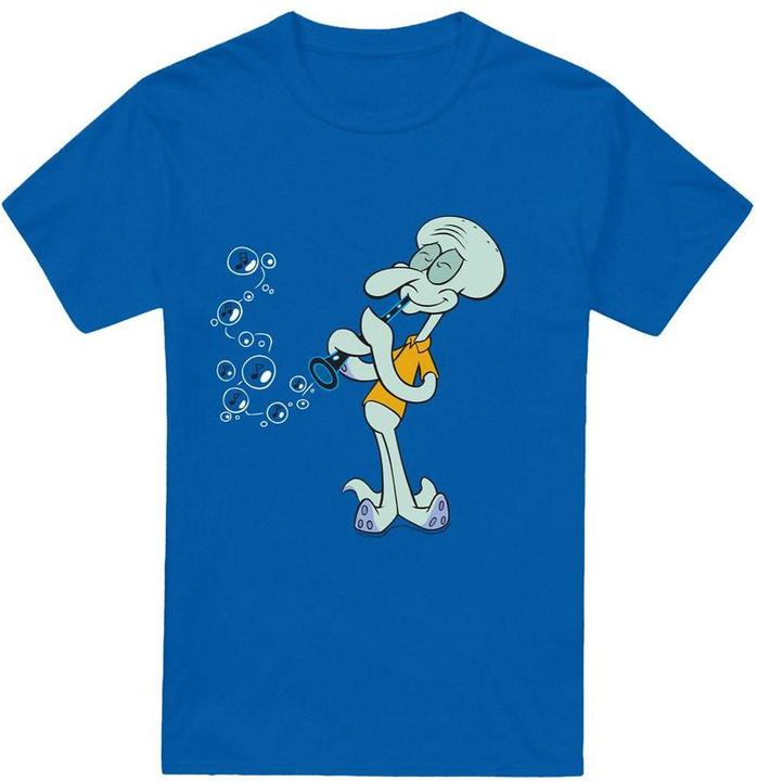 Immagine prodotto Spongebob Squarepants Squidward's Clarinet Maglietta Uomo (XL)