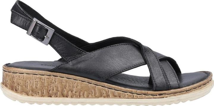 Immagine prodotto Hush Puppies Sandalo Elena con zeppa in pelle (41)