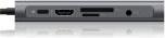 Actual product image Icy Box IB-DK4040-CPD - USB Type-C mini Dock PD (USB-C, 10 Ports)