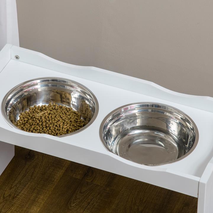 Produktbild PawHut Hundenapf mit erhöhtem Design (2 l)