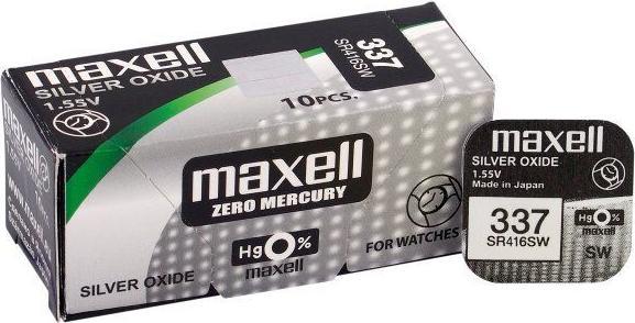 Actual product image Maxell SR416SW (10 pcs., SR416, 8.30 mAh)