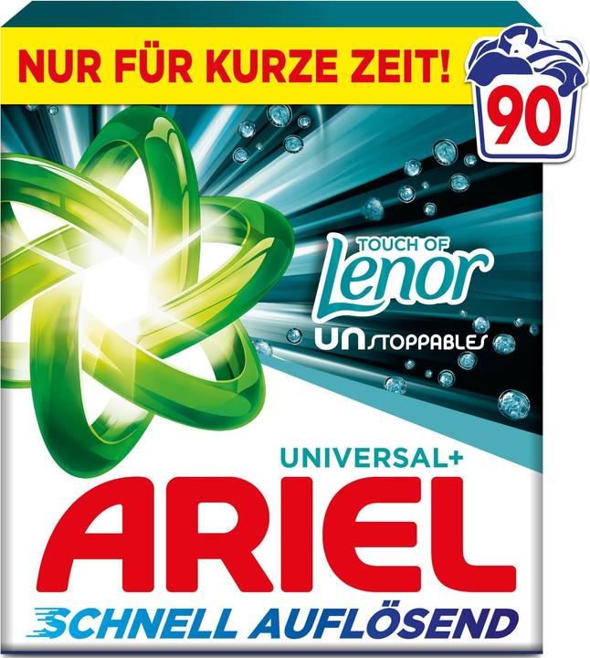 Actual product image Ariel Touch of Lenor Unstoppables (90 Washing cycles, Washing powder)