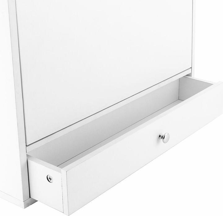 Actual product image JTI Folding wall desk with shelves and drawer (60 x 50 x 50 cm)