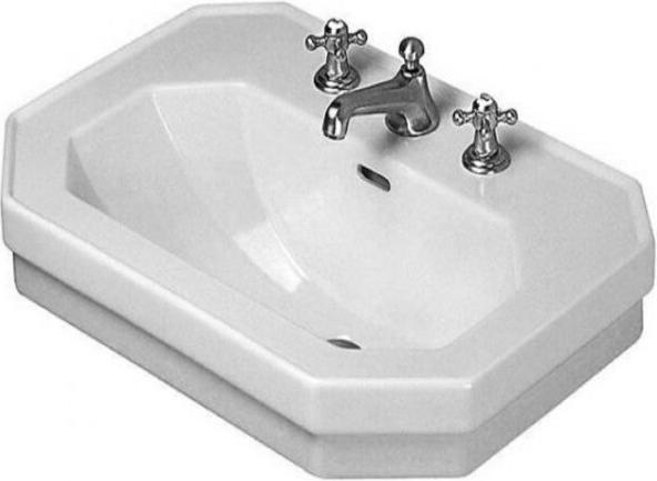 Actual product image Duravit Washbasin 1930 m ÜL HLB 1 tap hole 700x500mm white WG (500 mm, 700 mm)