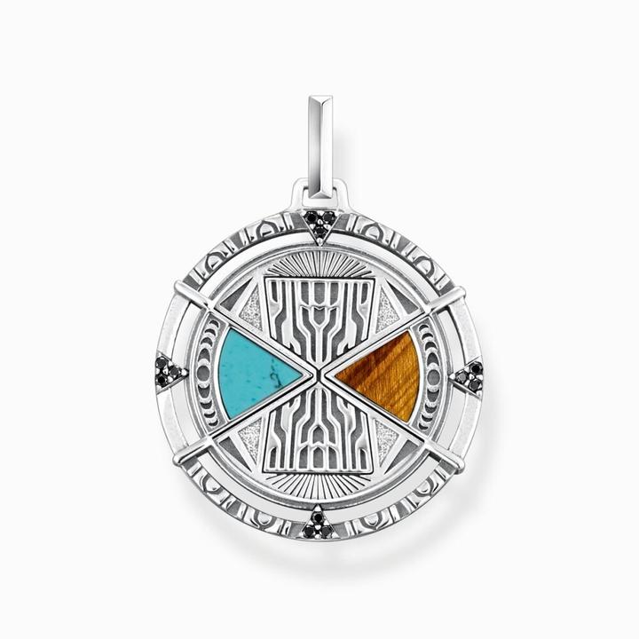 Immagine prodotto Thomas Sabo Ciondolo Talismano Turchese e Occhio di Tigre (Argento 925)