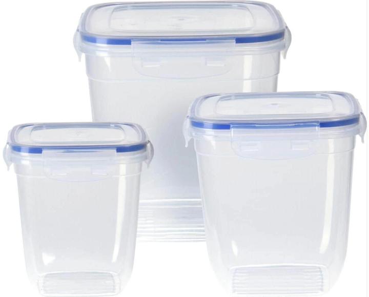 Furber Vorratsdosen, 3er-Set, 1100/1950/3250ml (3.25 l)